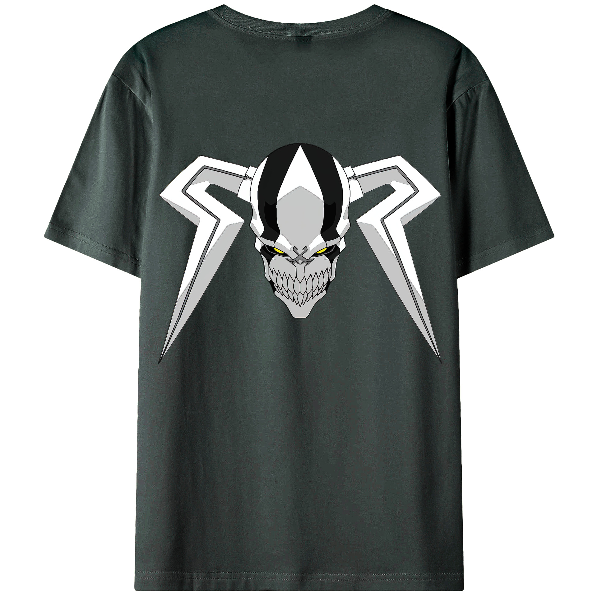 （画像用） ブリーチ 黒崎一護（くろさき いちご）BLEACH Kurosaki Ichigo 綿100％ メンズ半袖Tシャツ（バックプリント） 通気性